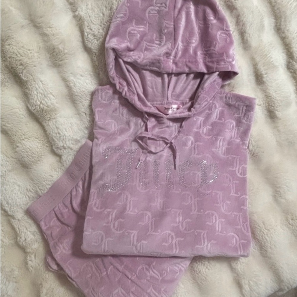 Juicy Couture Pink Velour Tracksuit